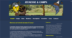 Desktop Screenshot of jeunesse-et-camps.ch