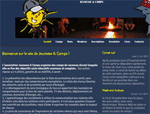 Tablet Screenshot of jeunesse-et-camps.ch